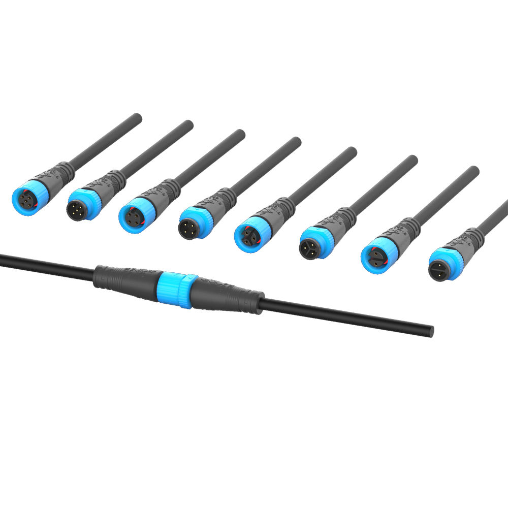 Dropshipping M15 Male Female Socket 2pin 10A IP67 Waterproof Rubber Wire Connectors for Power LED Modular Lights Electrical - Image 4