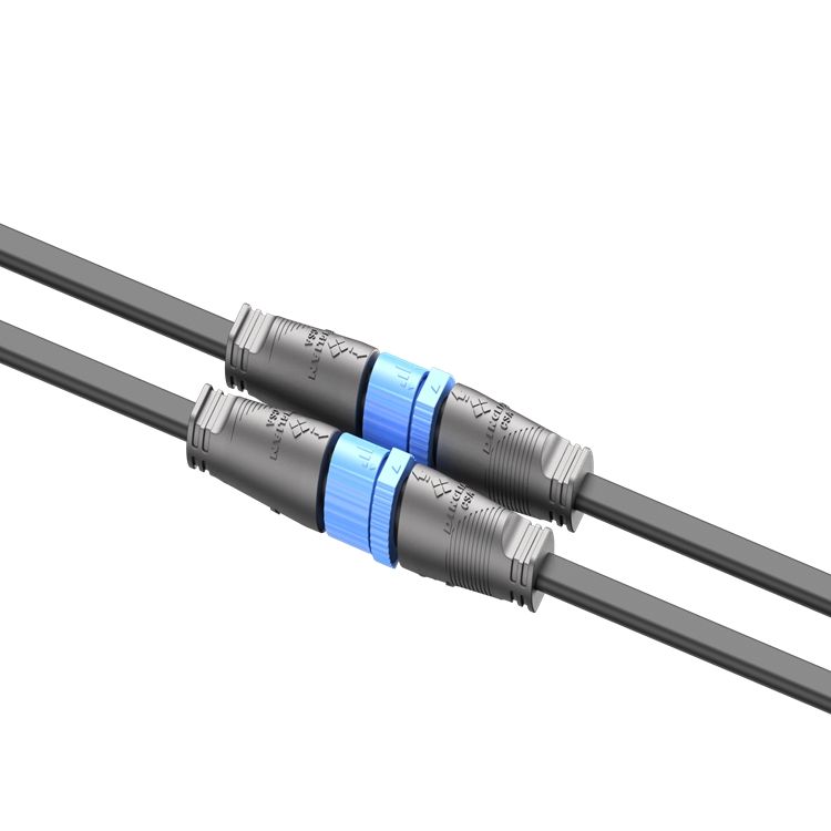 LED Outdoor Lightings IP67 M15 2-5 Pin Plug Waterproof Connector with Customized Wire Cable 250V 10A