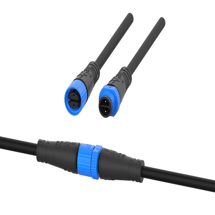M15 Plug Quick Molding With Waterproof 2pin 3pin 4pin 5pin Straight Socket Outdoor Molding Waterproof Connector