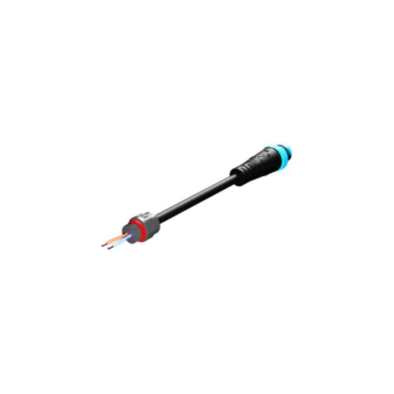 Wires End Buckle M15 IP67 Waterproof Connectors' Tail Card for Street Lights Outdoor Lighting Customized with Cables 250V 10A