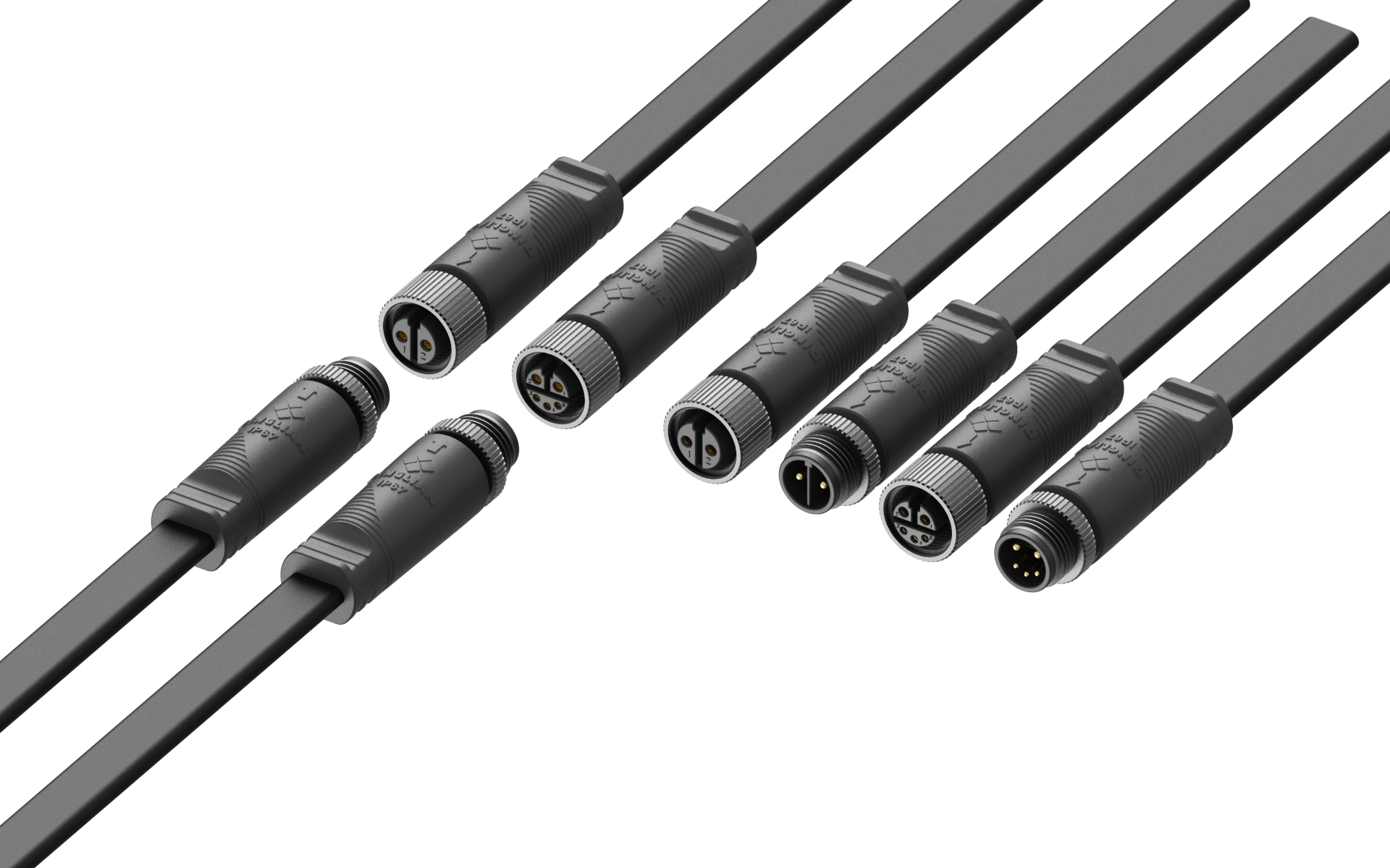 M12 4Pin Male Electrical Socket Weather-Resistant Metal Waterproof Connectors Threaded Locking Copper 10A Outdoor Reliable - Image 6